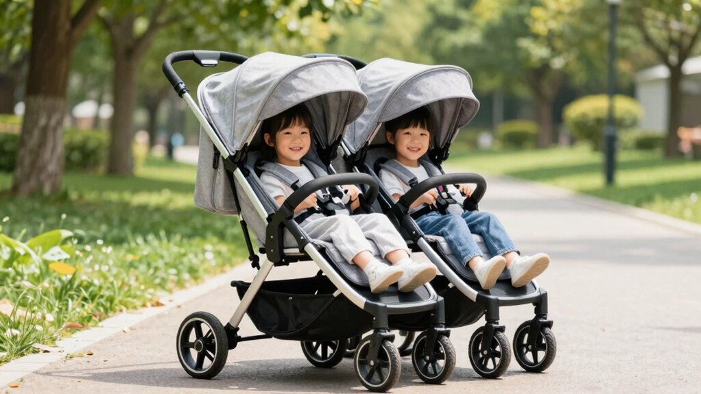 key features for double strollers