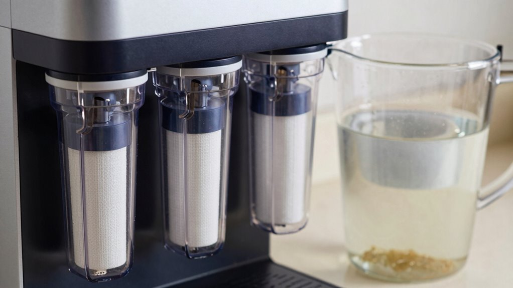 limited filtration and bacteria buildup