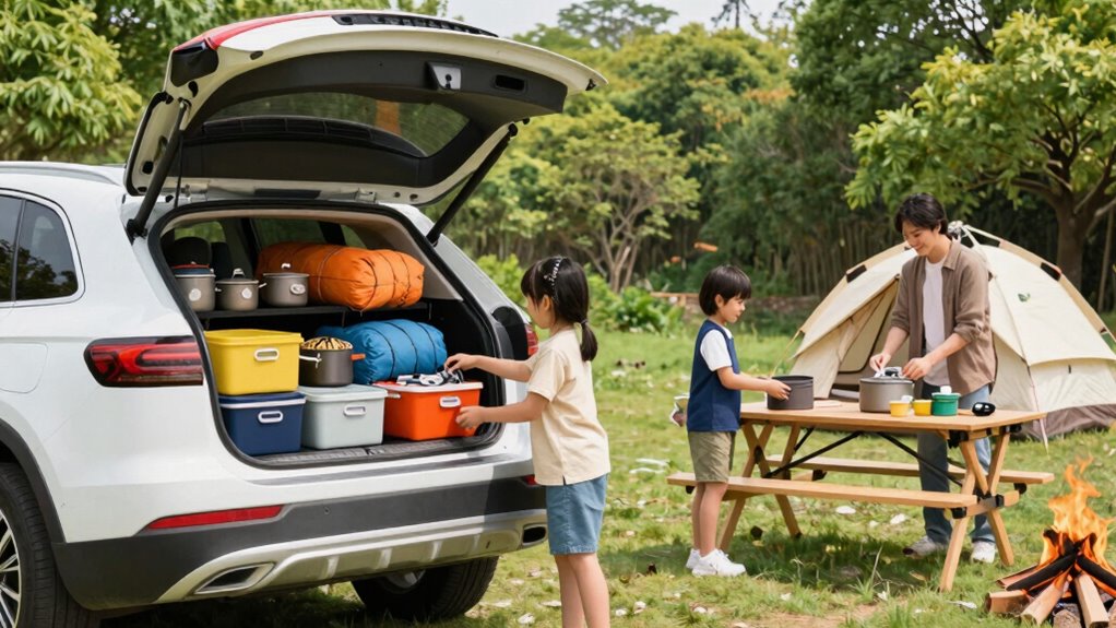 organized gear enhances camping safety