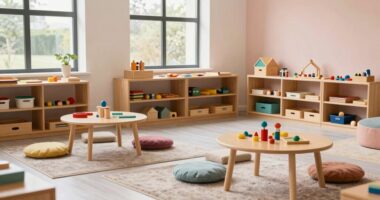 organized montessori playspaces design