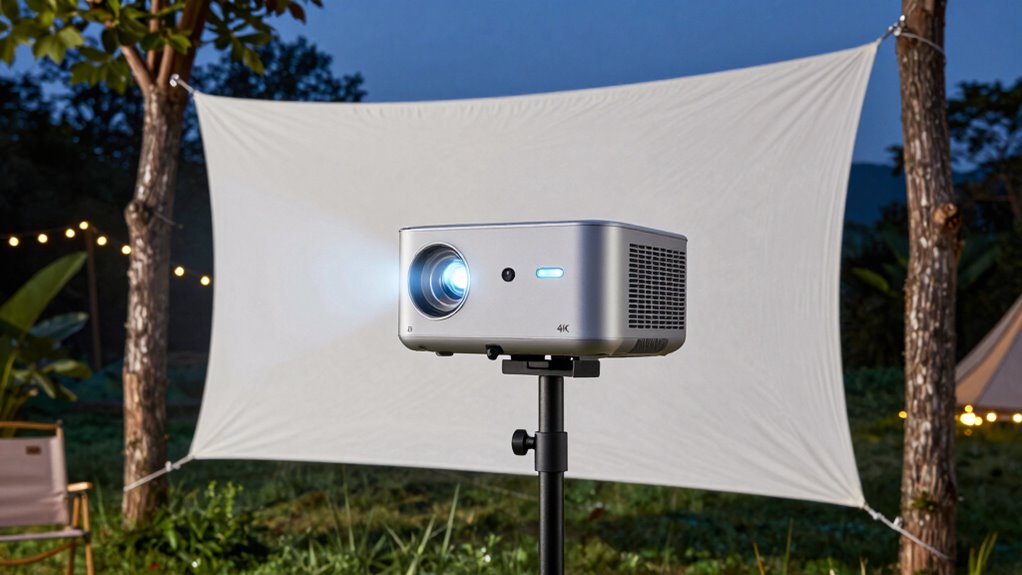 outdoor projector selection considerations