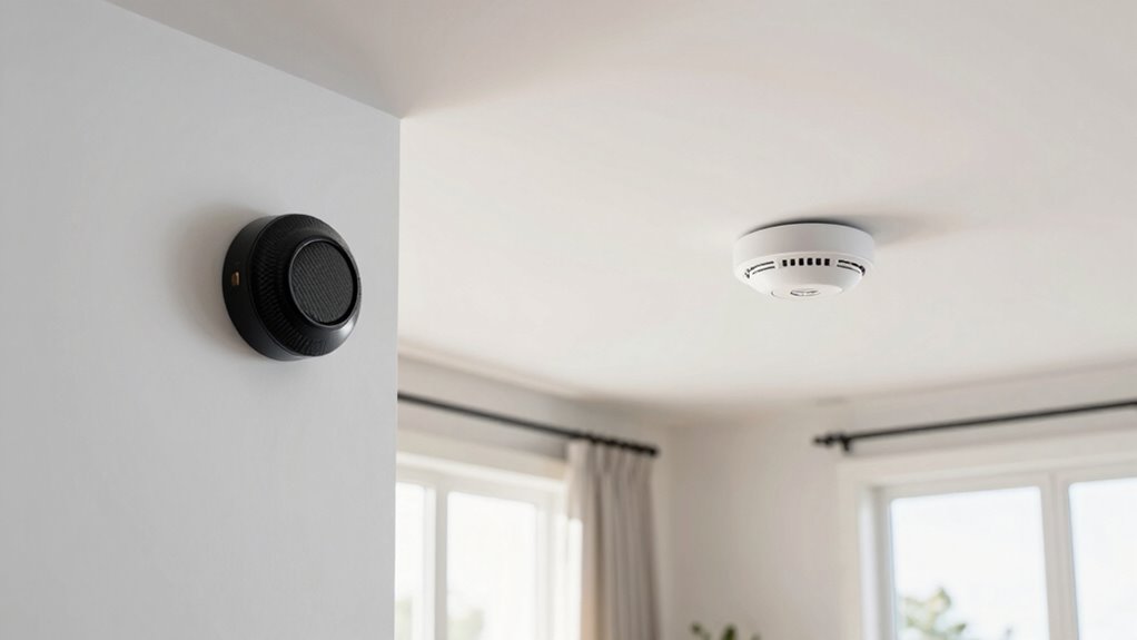 place detectors near sleeping areas