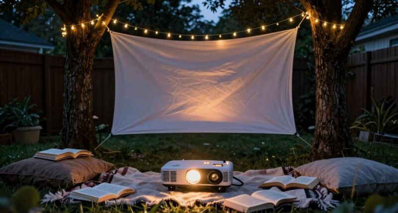 projector movies inspire reading