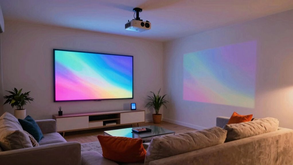 projector vs big tv