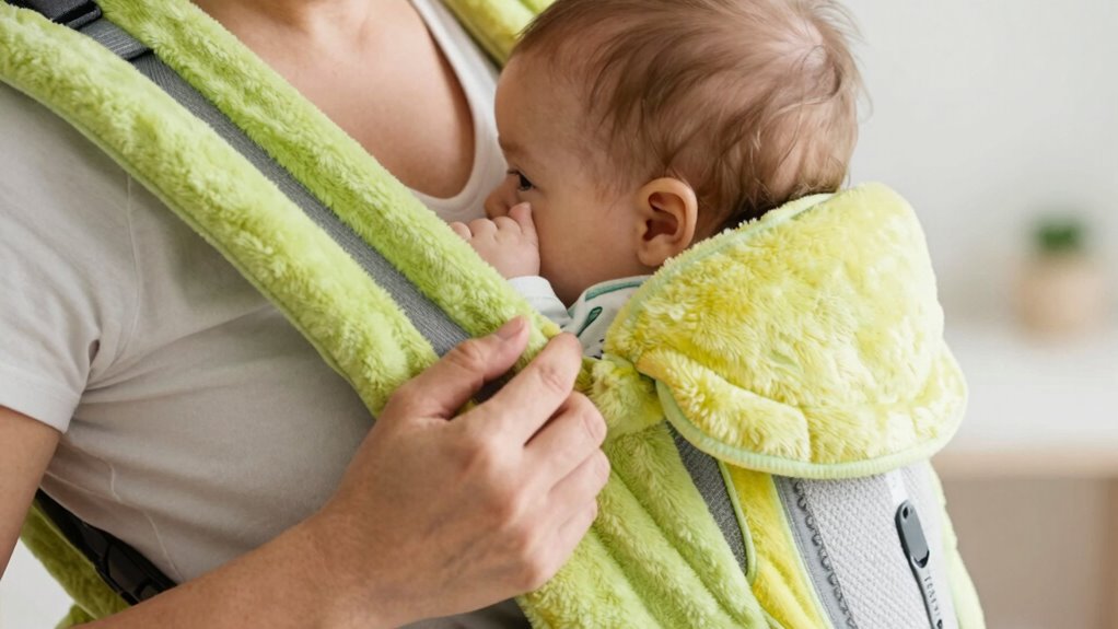 proper baby carrier positioning