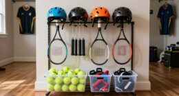 properly organize and access sports equipment