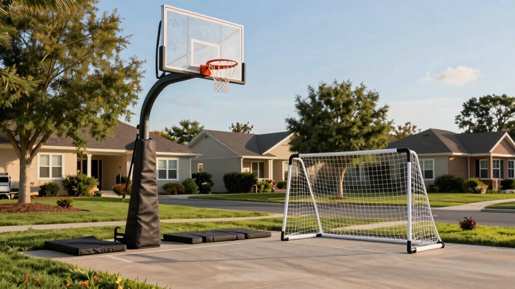 protect driveway during sports