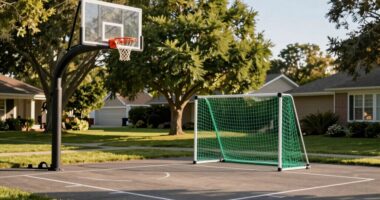 safe driveway sports setups