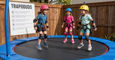 safe trampoline behavior guidelines