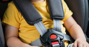 secure car seat properly