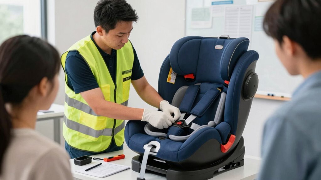 securely recheck car seat