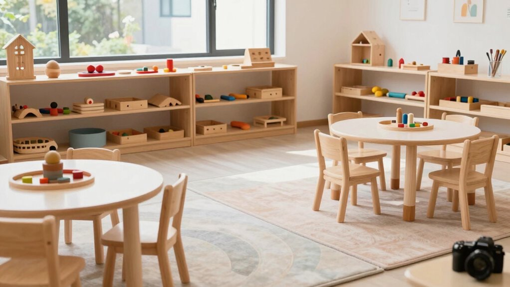 sensory outdoor organized environment