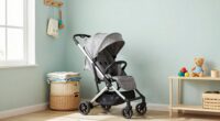 small apartment stroller storage