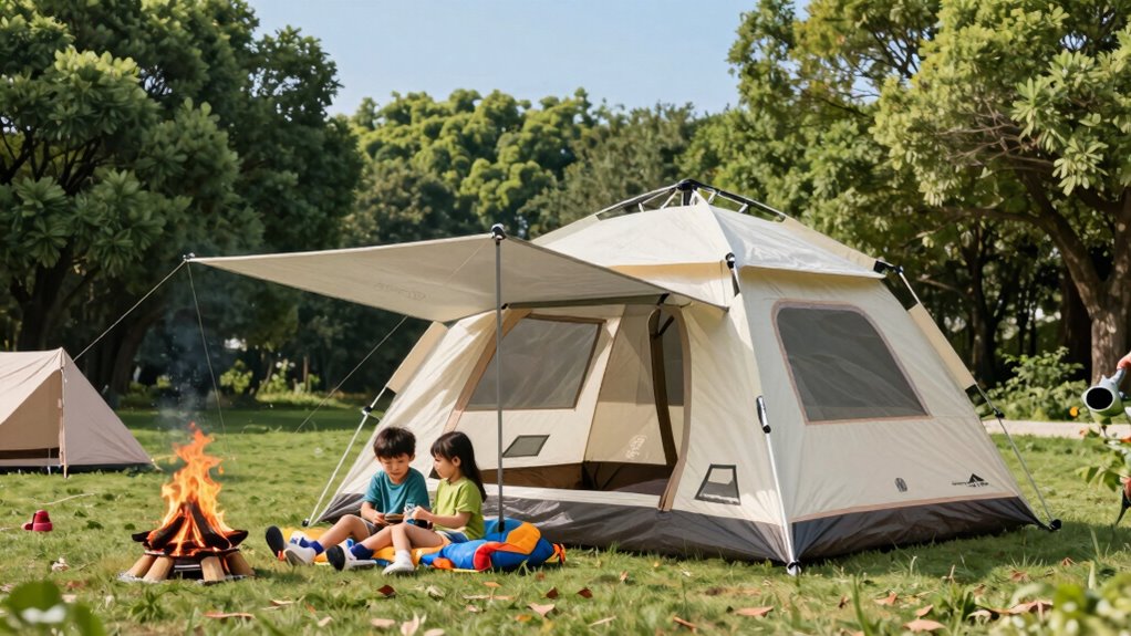 spacious weatherproof durable easy
