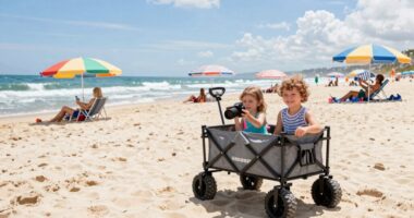 stroller wagon beach tips