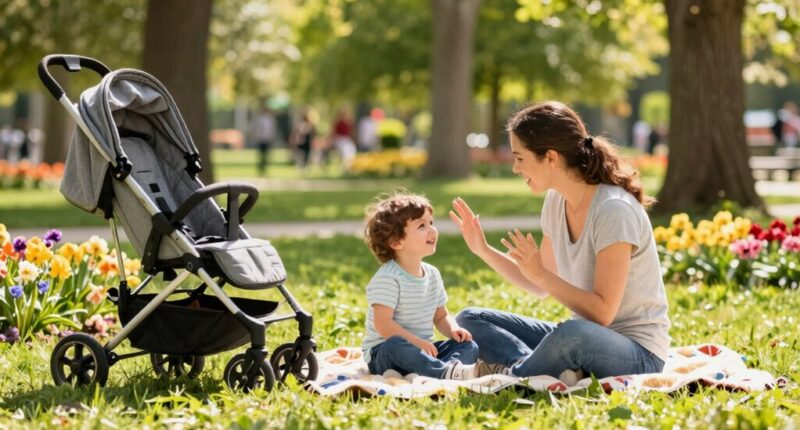 stroller walks enhance brain development