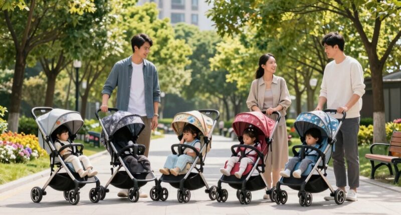 tall parent friendly travel strollers