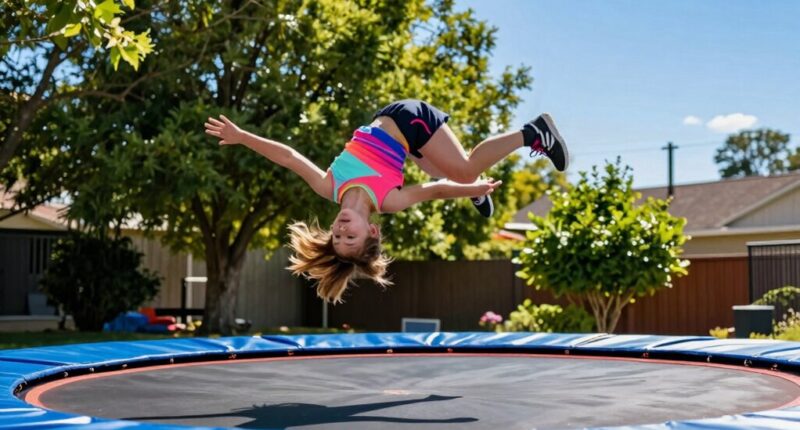 teen trampoline safety boundaries