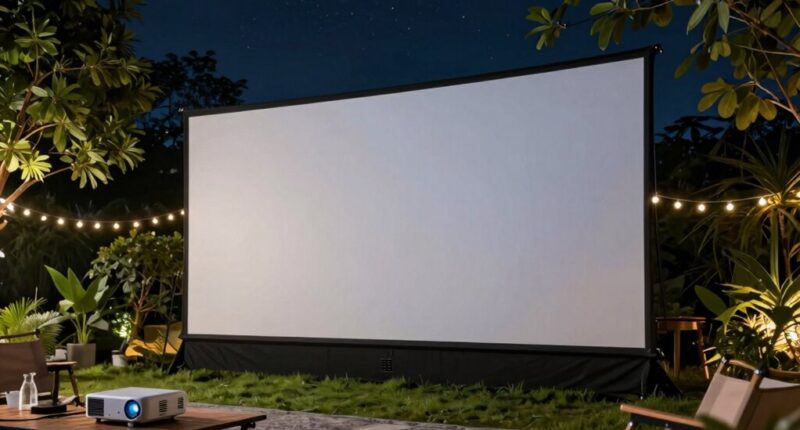 top 15 120 inch outdoor screens