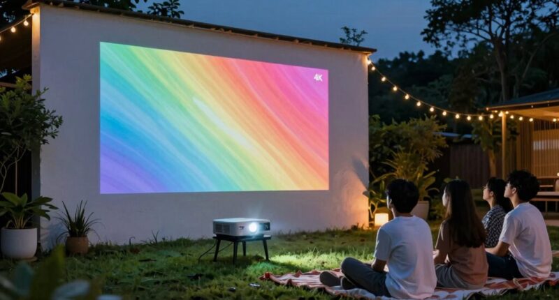 top 4k outdoor projectors