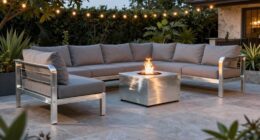 top aluminum patio sectionals