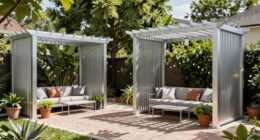 top aluminum pergolas list