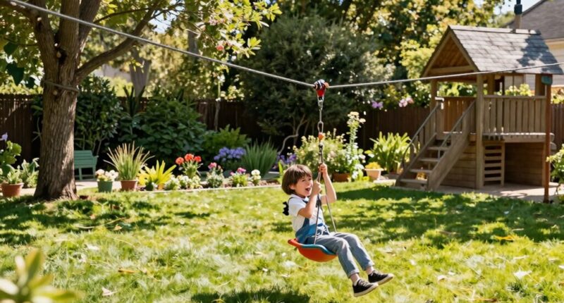 top backyard zip line options