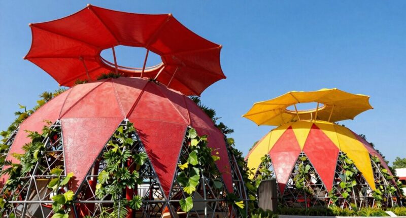 top climbing dome canopies