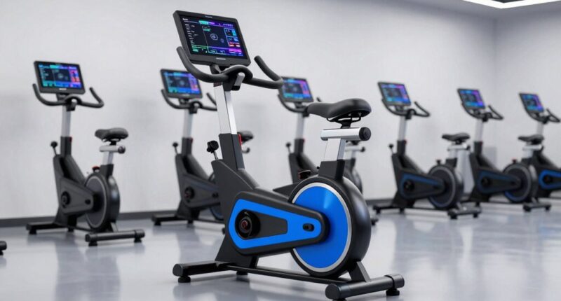 top exercise bikes with screens