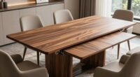 top extendable solid wood dining tables