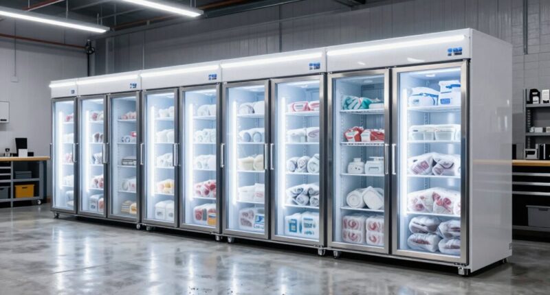 top garage chest freezers