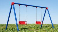 top heavy duty metal swing sets