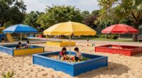top large canopied sandboxes