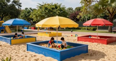 top large canopied sandboxes