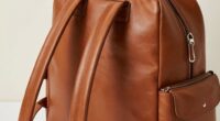 top leather diaper backpack