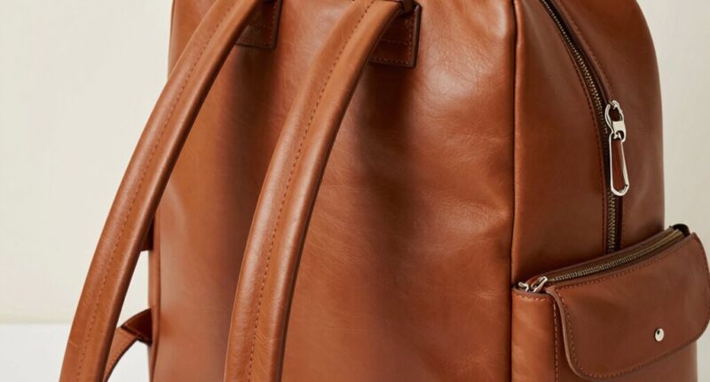 top leather diaper backpack