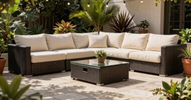 top outdoor patio sectional sets
