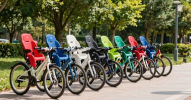 top rear child bike seats