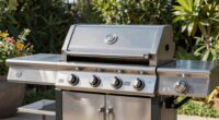 top stainless 4 burner grills