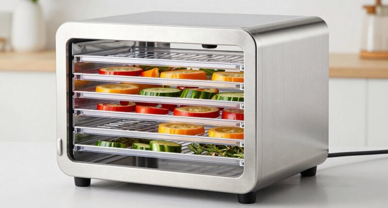 top stainless steel dehydrators