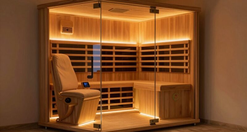 top two person infrared saunas