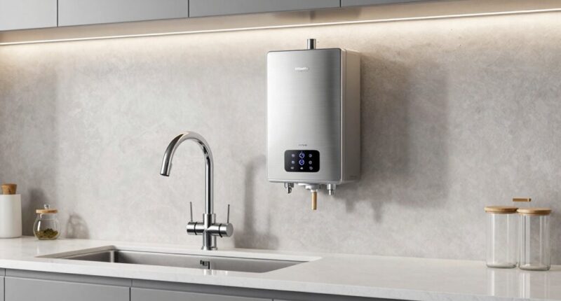 top under sink hot water heaters
