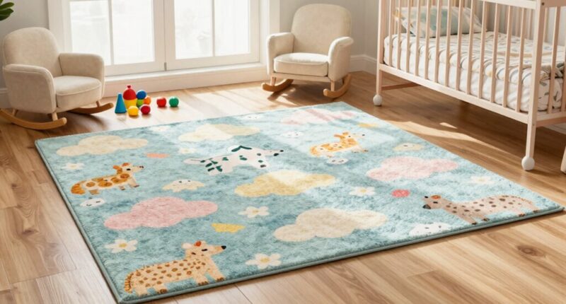 top washable nursery rugs