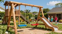 top wooden swing sets 2026