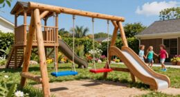 top wooden swing sets 2026