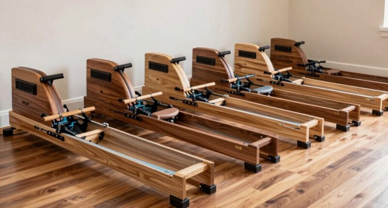 top wooden water rowing machines