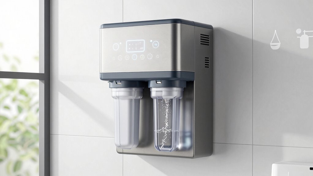 water hardness capacity installation