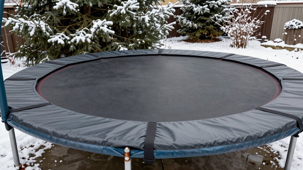 winter trampoline maintenance tips