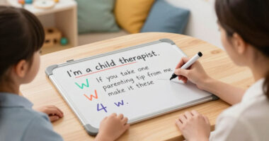 'I'm A Child Therapist. If You Take One Parenting Tip From Me, Make It These 4 Words.'