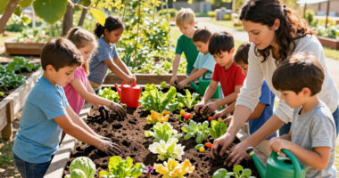 How Kids Help Grow 30,000 Pounds Of Produce In A Food Desert